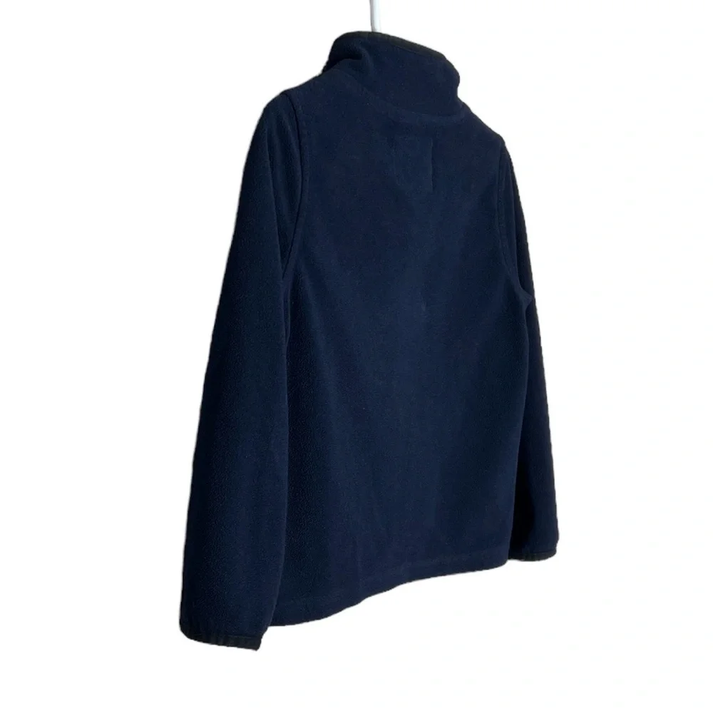 Oshkosh Bgosh Toddler’s Dark Blue Full Zip Fleece With Pockets